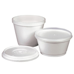 Foam soup containers